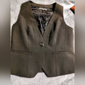 ANTONIO MELANI Black Vest With Detailing On The Back